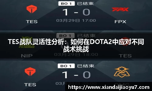 TES战队灵活性分析：如何在DOTA2中应对不同战术挑战